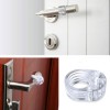 Inele Protecție Ușă, Transparent, Set 2 Bucăți, PVC, Oem
