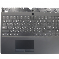 Carcasa superioara cu tastatura palmrest Laptop, Lenovo, Legion Y530-15ICH Type 81FV, 81GT, 81L8, 81M7, 5CB0R40181, cu iluminare, layout RU (rusesc)