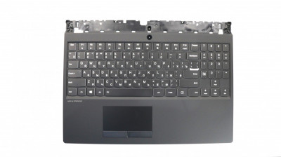 Carcasa superioara cu tastatura palmrest Laptop, Lenovo, Legion Y7000 2019 Type 81V4 5CB0R40181, cu iluminare, layout RU (rusesc) foto