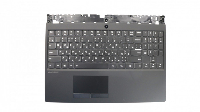 Carcasa superioara cu tastatura palmrest Laptop, Lenovo, Legion Y530-15ICH Type 81FV, 81GT, 81L8, 81M7, 5CB0R40181, cu iluminare, layout RU (rusesc)