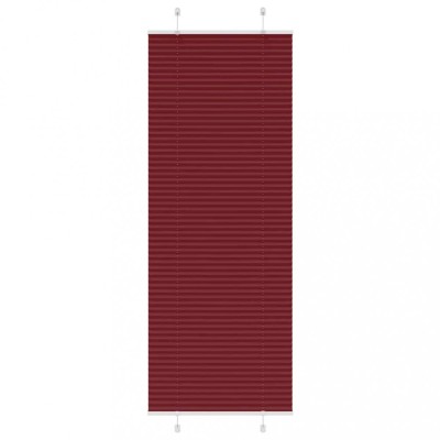 vidaXL Jaluzea plisată Bordeaux Roșu 70x200 cm Lățime țesătură 69,4 cm foto
