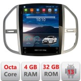 Navigatie tip Tesla pentru Mercedes Vito W447 2016+ 4GB 32GB GPS CarPlay