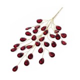 Crenguta decorativa acril rosu 31 H