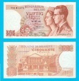 Belgia (p#139) 50 Francs 1966 aUNC+ &#039;Baudouin &amp; Fabiola&#039; serie: 798 B 1471