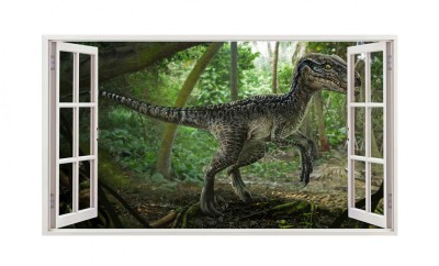 Sticker decorativ cu Dinozauri, 85 cm, 4259ST foto