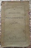 Introduction a la philosophie - R. Le Senne// 1925