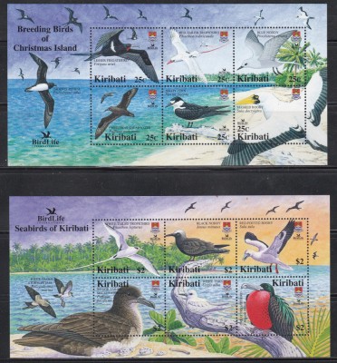 Kiribati 2005 - Viața păsărilor,2 Blocuri, MNH foto