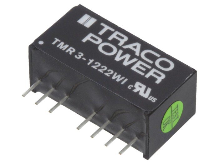 Convertor DC/DC 3W, 12V/-12V