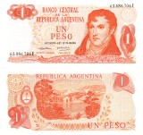 Argentina 1 Peso 1970 P-287a UNC