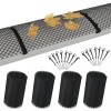VidaXL Plasă de jgheab cu cleme, 4 buc., 1,08 ㎡, HDPE 143895