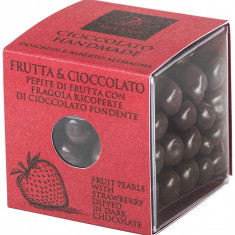 Bomboane cu ciocolata neagra si capsuni - Frutta & Cioccolato | T'a Milano