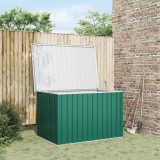 vidaXL Ladă de depozitare pentru grădină, verde, 149 x 99 x 93 cm