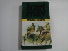 KARL MAY - TESTAMENTUL LUI WINNETOU