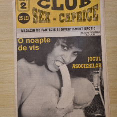 revista de fantezie si divertisment erotic- club sex-caprice - nr. anii '90