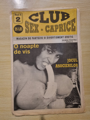 revista de fantezie si divertisment erotic- club sex-caprice - nr. anii &amp;#039;90 foto