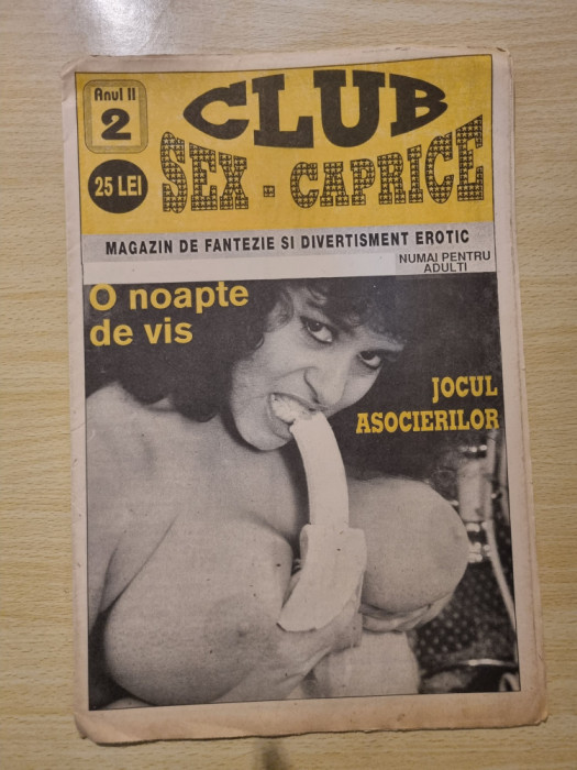 revista de fantezie si divertisment erotic- club sex-caprice - nr. anii &#039;90