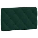 Cumpara ieftin Perna tablie de pat, verde, 80 cm, catifea
