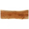 VidaXL Blat masă 120x40x3,8 cm dreptunghiular lemn acacia margine vie 370638