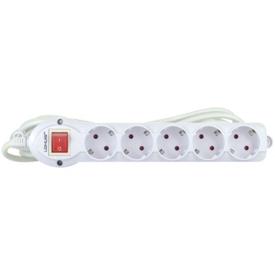 Prelungitor Lohuis 5 prize, 5 m, 3500W, 3 x 1.5 mmp, contact de protectie, intrerupator foto