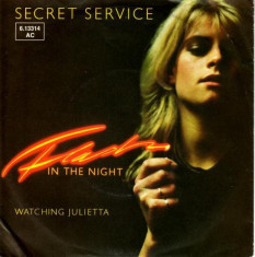 Secret Service - Flash In The Night (1981, Ultraphone) disc vinil single 7&amp;quot; foto