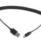 CABLU alimentare si date GEMBIRD, pt. smartphone, USB 2.0 (T) la Micro-USB 2.0 (T), 1.8m, spiralat, conectori auriti, negru, &quot;CC-mUSB2C-AMBM-6&quot; (timbr