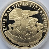 1 Crown 2020 Gibraltar, Eyes on the Sky; Battle of Britain, Gold Plated , Proof, Capsula., km#1799