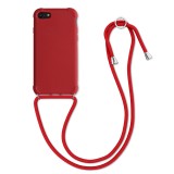 Husa pentru Apple iPhone 8 / iPhone 7 / iPhone SE 2, Silicon, Rosu, 49920.09, Textil, Carcasa, Kwmobile
