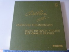 Integrala sonatelor pt. vioara - Beethoven , David Oitrach, 4 vinil foto