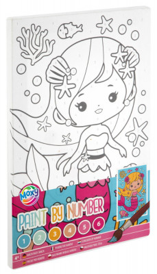 Tablou pictura pe numere - Sirena PlayLearn Toys foto