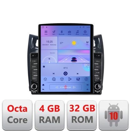 Navigatie Toyota Yaris 2008-2011 G-YARIS08 ecran tip TESLA 9.7&quot; cu Android Radio Bluetooth Internet GPS WIFI 4+32GB DS CarStore Technology