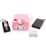Pilă electrică manichiură și pedichiură Bee Nails, BN-335, 65w, 45000 rpm, roz