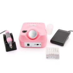 Pilă electrică manichiură și pedichiură Bee Nails, BN-335, 65w, 45000 rpm, roz