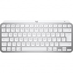 Tastatura wireless Logitech MX Keys Mini Minimalist pentru Mac, Iluminata, Pale Grey