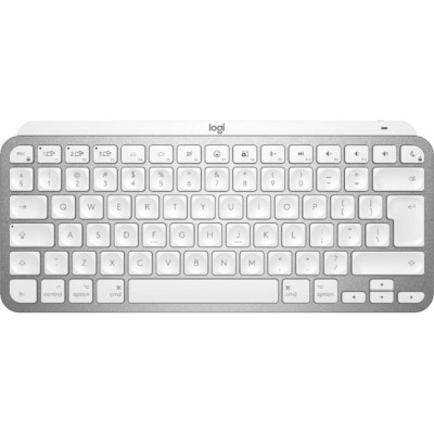 Tastatura wireless Logitech MX Keys Mini Minimalist pentru Mac, Iluminata, Pale Grey foto