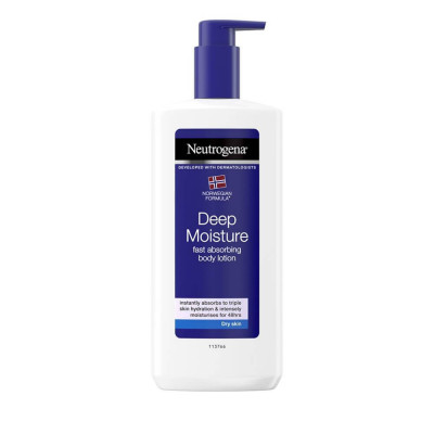 Lotiune de Corp Neutrogena Deep Moisture, 400 ml, Lotiune de Corp pentru Piele Uscata, Lotiuni Hidratare Corp Neutrogena Deep Moisture, Lotiune Hidrat foto