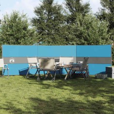 vidaXL Paravan de camping, albastru, 490x123 cm, impermeabil 4009655