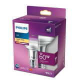 Bec LED Philips reflector Classic R80 4 60W 2700K 345lm E27 36D 15.000h