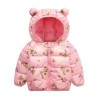 Geaca din fas roz pentru copii - Teddy (Marime Disponibila: 9-12 luni (Marimea, Superbaby