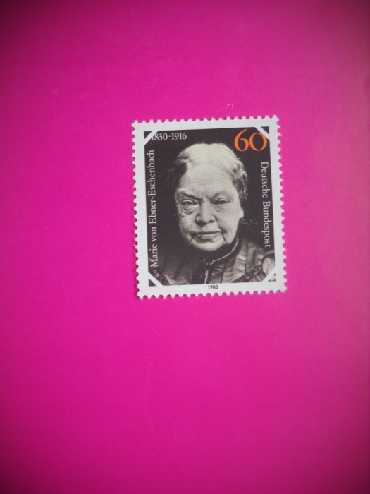 HOPCT TIMBRE MNH 1720 SCRIITOAREA MARIE VON E E-1980 1 VAL -GERMANIA