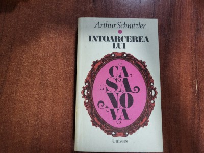 Intoarcerea lui Casanova de Arthur Schnitzler foto