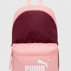 Puma rucsac femei, culoarea roz, mic, cu imprimeu