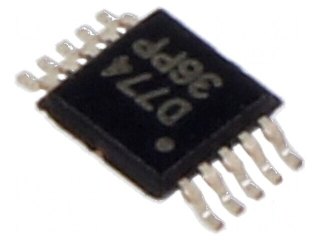 Convertor D/A 12bit 4 canale VSSOP10 -40&divide;105&deg;C &plusmn;1LSB