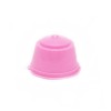Capsula cafea, reutilizabila, reincarcabila, compatibil Dolce Gusto, rose