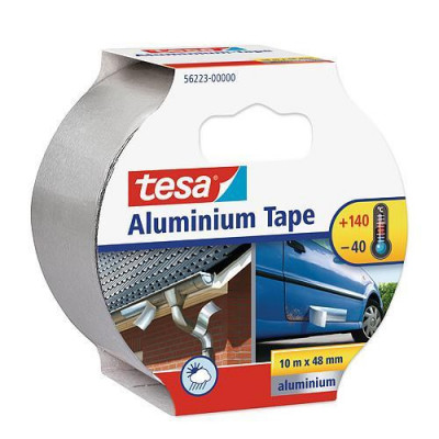 Tesa Aluminium, aluminiu, aluminiu, premium, adeziv, 50 mm, L-10 m foto