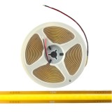 Banda LED COB alb rece, 6000K, 24V, 528 LED m, 13W m, 8mm, lumina continua, iluminat interior, decorativ, rola 5m, FreeCut, IP20