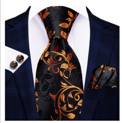 Set cravata + batista + butoni - matase 100% - model 239 foto
