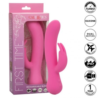 CALEXOTICS - FIRST TIME VIBRATOR RABBIT RECHARGEABLE PINK foto