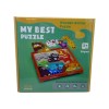 Puzzle lemn in cutie - Animale salbatice