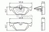 Set placute frana,frana disc BMW Seria 3 Touring (E36) (1995 - 1999) BOSCH 0 986 424 484