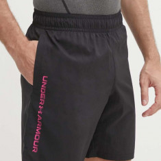 Under Armour pantaloni scurți de antrenament Tech culoarea negru